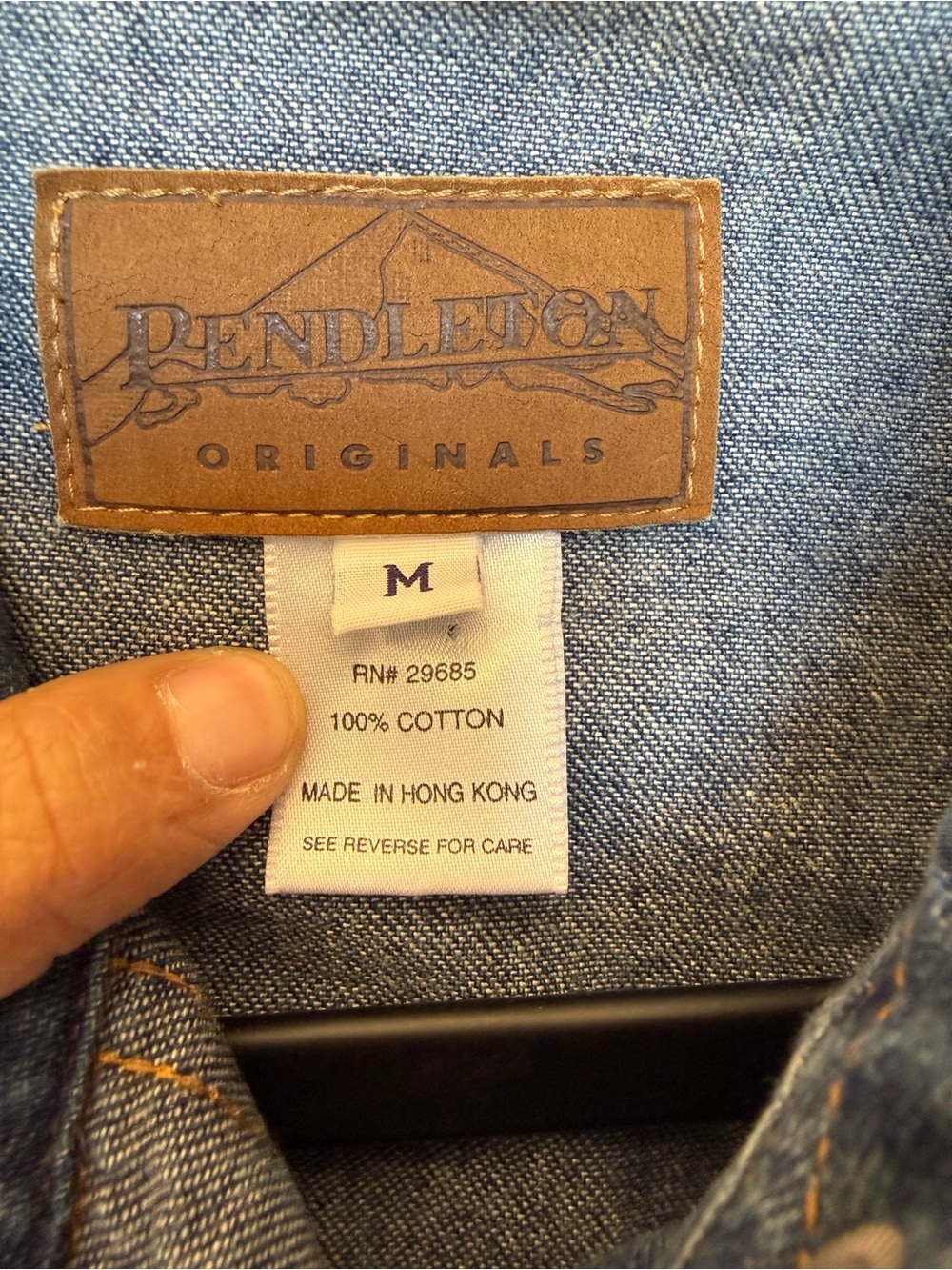 Vintage Pendleton Originals Denim Maxi Dress M Western 90s (belt not included) - Picture 2 of 7